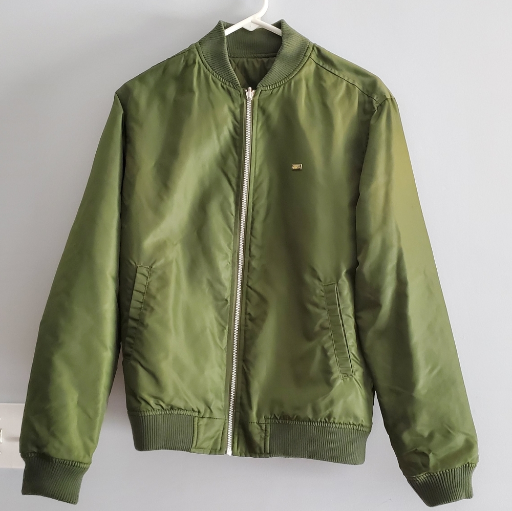 OBEY Mover Jacket Reversible Bomber Mens Small